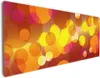 Wallario Premium Leinwandbild Rote  gelbe und orange Kreise Produktbild-Vorschau 1
