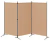 vidaXL Set di 3 divisori da interno Beige 260 x 180 cm in Anteprima dell’immagine prodotto 5