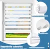 Grandekor Doppelrollo schnurlos Klemmfix Rollos für Fenster Produktbild-Vorschau 2