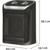 ROWENTA Keramik-Heizlüfter SO9261 Mini Exel, Farbe:Schwarz Produktbild-Vorschau 23