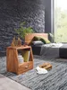FineBuy Nachtkommode Sheesham Massivholz mit Schublade und Produktbild-Vorschau 2