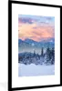 MuchoWow® Gerahmtes Poster Schnee - Himmel - Wald - Winter Produktbild-Vorschau 1
