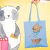 Mr. & Mrs. Panda Shopping Tasche Anästhesist Herz - Sky Produktbild-Vorschau 2