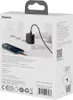 The image shows the retail packaging of a Baseus Compact Quick Charger. Produktbild-Vorschau