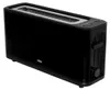 A black BRAUN long slot toaster is shown from a three-quarter angle against a white background. Produktbild-Vorschau