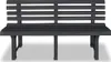 vidaXL Gartenbank 145,5 cm Kunststoff Anthrazit -  Produktbild-Vorschau 3