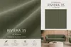SOFELLO Gloria Wohnzimmerset 3+1+1 – gedämpftes Grün Samt Produktbild-Vorschau 4