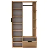AX LIVING Garderobe Nemrut Holzoptik mit Spiegel – Produktbild-Vorschau 5