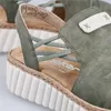 Rieker Damen Sandaletten Grün Voir les images du produit 53