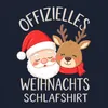 Offizielles Weihnachts Schlafshirt Weihnachtsmann Rentier Produktbild-Vorschau 3