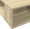 vidaXL Postel Sonoma Dub 140x200 cm výrobek z odvozeného Náhled obrázku produktu 7