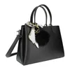 Gallantry, Handtasche mit Pompon und Schal, Schwarz Produktbild-Vorschau 3