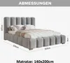 MOTIVENA Grand Bubble Polsterbett 140x200 mit Bettkasten, Produktbild-Vorschau 7