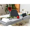 Tablette de bain Plateau réglable pour baignoire avec Voir les images du produit 3