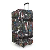 A rolling suitcase with a unique artistic print. Produktbild-Vorschau