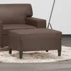 vidaXL Fußhocker Braun 70x55x41 cm Kunstleder Produktbild-Vorschau 2