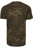 Build Your Brand Camo Round Neck Tee, Olive camo, S Produktbild-Vorschau 3