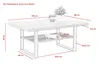 Couchtisch Anton - Nachbildung Artisan Eiche - Kufengestell Produktbild-Vorschau 7