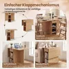 Collage showing a foldable table in different configurations and uses. Náhľad obrázku produktu