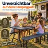Mesa plegable Rijoka para camping, de ratán, para jardín – Vista previa de la imagen del producto 6