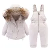 Baby Daunenjacke und Daunenhose 2PCS, Mädchen Jungen Winter Produktbild-Vorschau 1