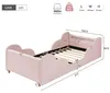 Polsterbett 90x200 cm Kinderbett Einzelbett mit Produktbild-Vorschau 6