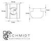 SCHMIDT systemprofile 50x Nutenstein M8 Nut 8 Stahl Produktbild-Vorschau 6