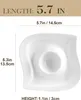 MALACASA Coquetiers, série Elvira, 6 pcs. Porcelaine Voir les images du produit 2