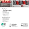 Doppelpack BeBasic Bezug 50x50 bordeaux  Mikrofaser Jersey Produktbild-Vorschau 5