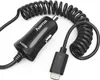 Caricabatterie da auto cavo a spirale Lightning 1A nero Anteprima dell’immagine prodotto 3