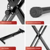 Keyboardstandaard - verstelbaar, dubbel X-frame voor Productafbeelding-voorbeeld 4