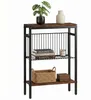 HOMCOM : Petite table d'appoint, table basse avec 2 Voir les images du produit 1