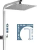 Zestaw prysznicowy SCHÜTTE SILVER RAIN, duża deszczownica, Podgląd zdjęcia produktu 3