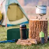 Relaxdays aufblasbarer Hocker, Outdoor Pouf für Garten, Produktbild-Vorschau 5