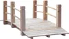 Outsunny Gartenbrücke Teichbrücke Holzsteg Holzbrücke Produktbild-Vorschau 1