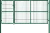 vidaXL Brama ogrodowa ze słupkami 350 x 140 cm stalowa Podgląd zdjęcia produktu 6