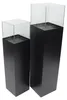 2x Windlichtsäule "Black" aus Metall schwarz & Glas, 75 + Produktbild-Vorschau 5
