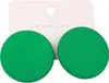 1 Paar Ohrstecker, Bonbonfarben, geometrisch, Sprühfarbe, Produktbild-Vorschau 1