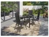 Alu Gartentisch Houston/Toronto 140x92x74cm Produktbild-Vorschau 3