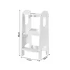 Rebecca Mobili Montessori veža Siris 86x41x38 MDF biela Náhľad obrázku produktu 2