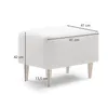 Bequemer Polsterhocker für Relaxsessel | grau | XDREAM | Produktbild-Vorschau 4