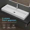 doporro Lavabo da Appoggio Rettangolare, Lavabo Bagno Anteprima dell’immagine prodotto 3