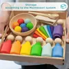 Ulanik Montessori Holzspielzeug Regenbogen Steckpuppen in Produktbild-Vorschau 24