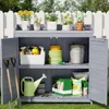 Tavolo per piante BEALIFE CC50 98x48x95 cm | con mobile di Anteprima dell’immagine prodotto 4