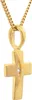 Gold Anhänger Kreuz Zirkonia mit Goldkette  333-8 Karat Produktbild-Vorschau 3