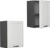 Hängeschrank Vicco R-Line Weiß Landhaus 45 cm, Model 37837 Produktbild-Vorschau 5