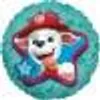 Folienballon Paw Patrol Marshall bunt 19 x 13,5 cm Produktbild-Vorschau 2
