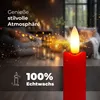 Stabkerzen LED mit Timer ROT 2er indoor mit 6 Stunden Timer Produktbild-Vorschau 3