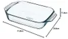 Pyrex Auflaufformen 3er Set Glas 0,25l ,05l 1l Produktbild-Vorschau 9
