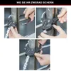 MASTER LOCK Kabelschloss mit Schlüssel [Kabel 1m] Produktbild-Vorschau 6